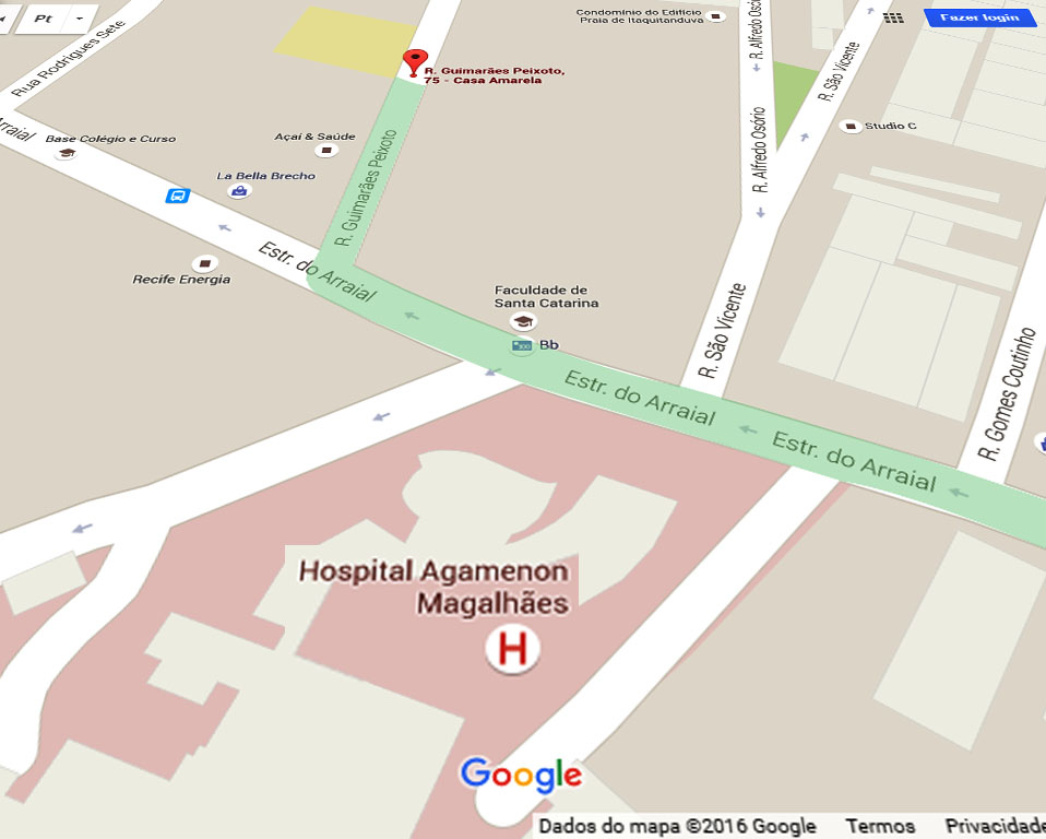 MAPA COM NOVO ENDEREÇO